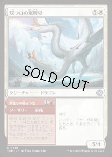 画像1: 【JPN/TDM】双つ口の嵐孵り/Twinmaw Stormbrood [白] 『U』 (1)