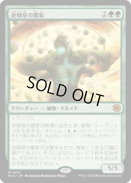 画像1: 【JPN/BIG】逆棘芽の農家/Bristlebud Farmer [緑] 『M』 (1)