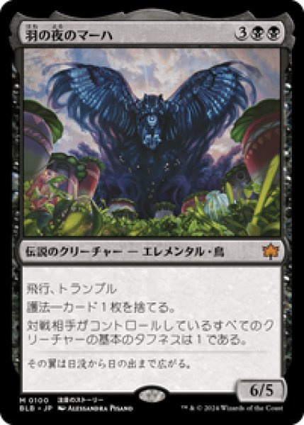 画像1: 【JPN/BLB】羽の夜のマーハ/Maha, Its Feathers Night [黒]『M』 (1)
