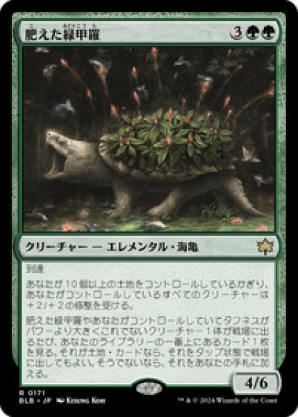 画像1: 【JPN/BLB】肥えた緑甲羅/Fecund Greenshell [緑] 『R』 (1)