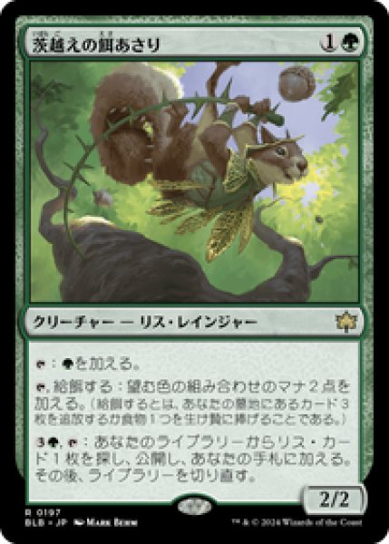 画像1: 【JPN/BLB】茨越えの餌あさり/Thornvault Forager [緑] 『R』 (1)