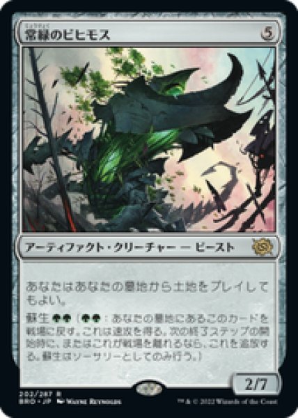 画像1: 【JPN/BRO】常緑のビヒモス/Perennial Behemoth [緑] 『R』 (1)