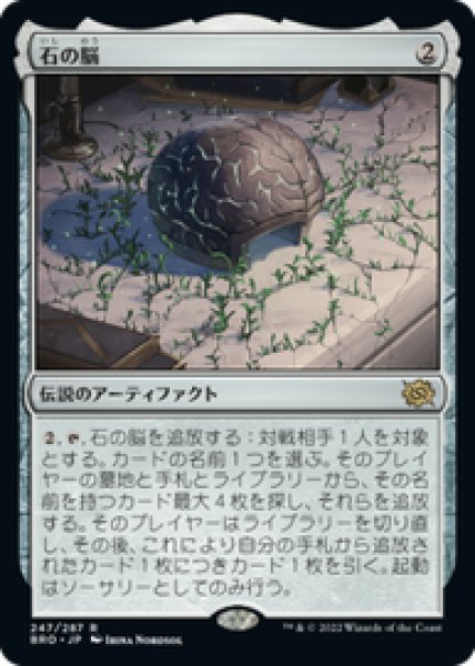 画像1: 【JPN/BRO】石の脳/The Stone Brain [茶] 『R』 (1)