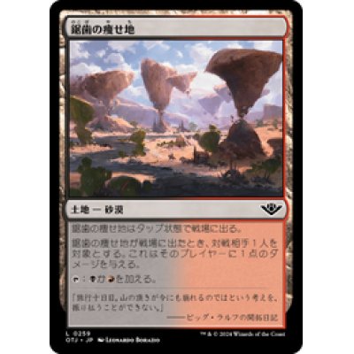 画像1: 【JPN/OTJ】鋸歯の痩せ地/Jagged Barrens [土地] 『C』